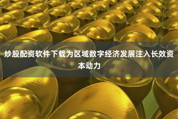 炒股配资软件下载为区域数字经济发展注入长效资本动力